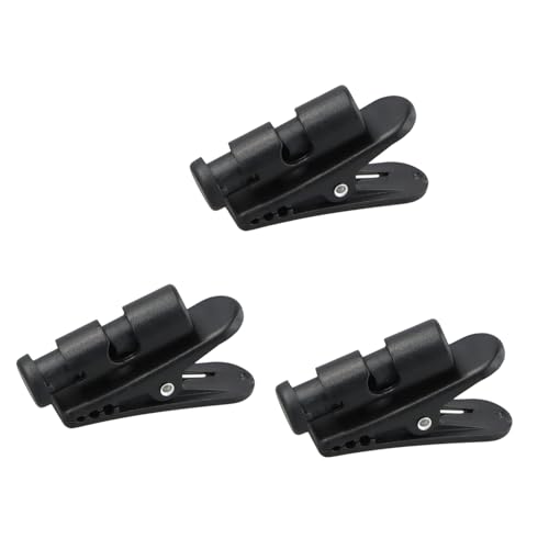 3 PCS Clips pour Câble d'écouteurs, 2 à 4 mm Pince pour Cordon d'écouteur, Clip de Cordon de Casque Rotatif à 360 °, Clips pour Câbles de Casque en Plastique, Clip de Montage pour Fils d'écouteurs