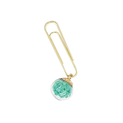 KOOBA Paper Clips 6 Pcs Rose Gold and Yellow Gold (Z Shinning Star Ball)