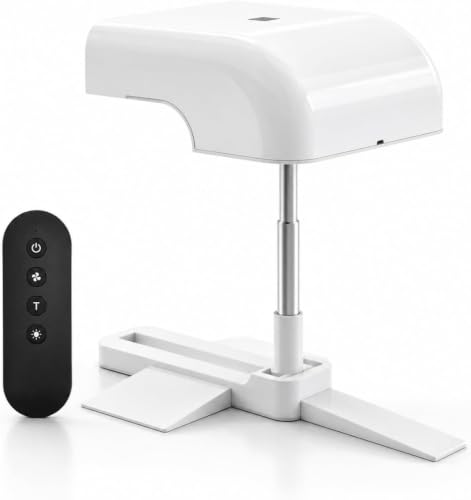 Cooling Bed Fan Under Sheets with 5 Adjustable Speeds for Hot Sleepers