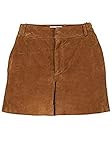 Angenehm dünne Ware Ledershorts aus Veloursleder Damen von Rick Cardona - Cognac Gr. 34