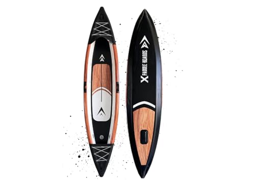 Canoa Kayak Inflable 1 Plaza Dropstitch 366 x 75 x 42 cm K Black