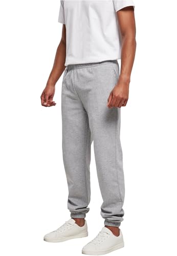 Build Your Brand Pantalon de Jogging Basique pour Homme, Disponible dans de Nombreuses Couleurs, Tailles XS à 7XL, Gris, L