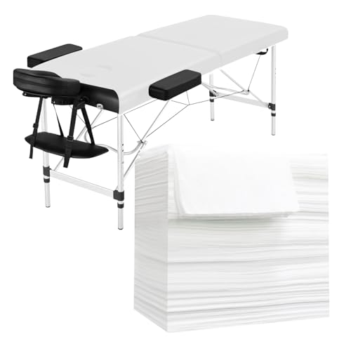 Mixyvic 100 Stück Einweg Massageliegen Auflage Einweg Bettlaken...