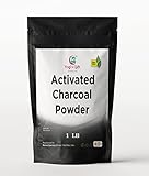 Activated Charcoal Powder Food Grade 1 LB | Grounded Activated Charcoal Powder for Teeth Whitening, Facial Scrub, Skin & Soap Making | Coconut Shells Based | by Yogi's Gift®