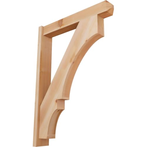 5 1/2"W x 30"D x 42"H Balboa Smooth Craftsman Outlooker, Western Red Cedar