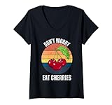 Vintage Cherries Don't Worry Eat Cherries Fruit