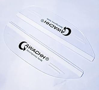 QAWACHH 2 pcs Car Side Mirror Rain Visor Guard, Silicone Auto Transparent Protective Film Cover Sticker, Side Mirror Rain Eyebrow for All Cars