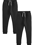 Des essentiels intemporels NEXT Garçon Pantalon de Jogging Skinny, Lot de 2 Noir 5 Ans