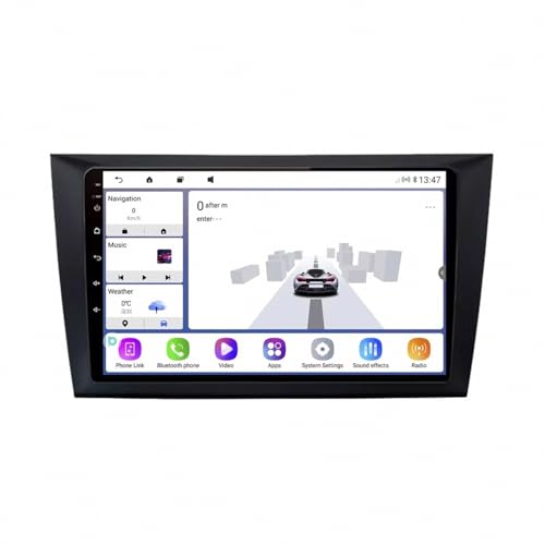 Radio Coche 2 DIN Evita Golpes con Cámara Trasera y Carplay para VW Golf 6