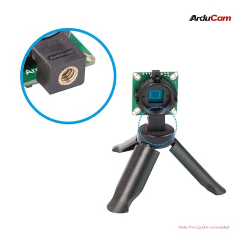 Arducam Raspberry Pi HQ Camera for Raspberry Pi, 12.3MP IMX477 High Sensitivity CMOS with C-CS Adapter and Tripod Mount for Raspberry Pi 4 Model B, Pi 3/3B+, and Pi Zero 2W