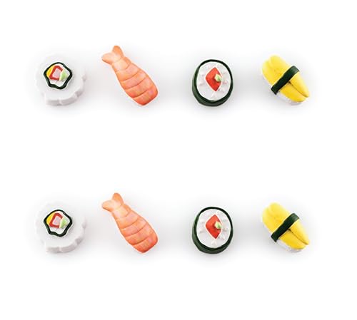 Imanes decorativos Sushi Three by Three Seattle 8 piezas miniatura 2