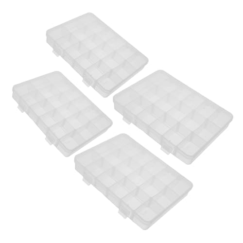 Boîte de rangement plastique compartiments réglables POPETPOP vis perles 4 u - 2