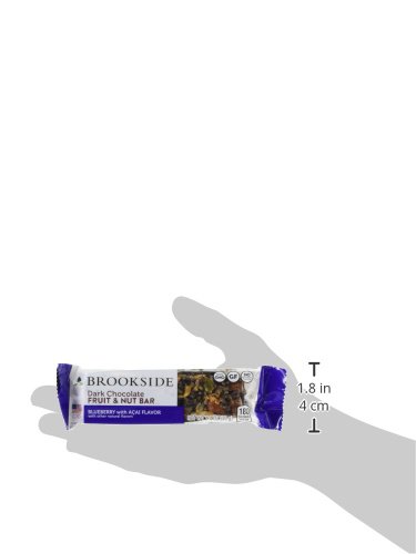 Brookside Dark Chocolate Fruit and Nut Bars, Blueberry with Acai (Pack of 12)