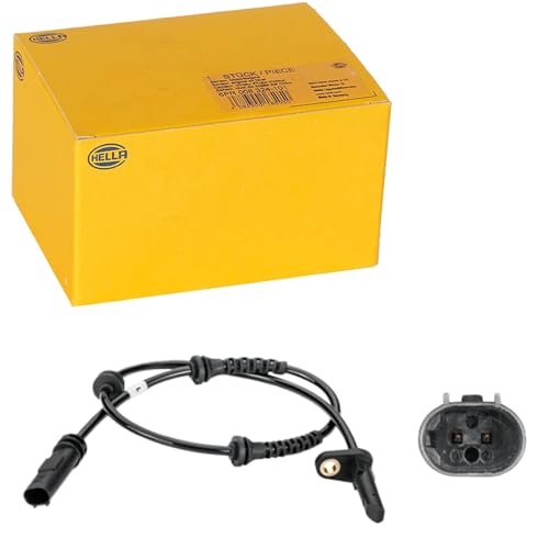 Capteur vitesse de roue arrière HELLA 2 pôle 675mm pour système ABS auto