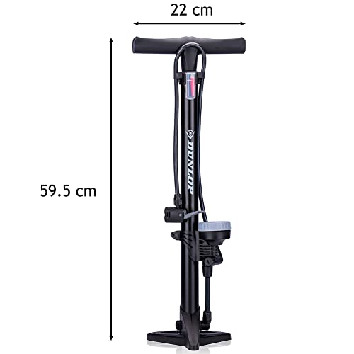BAKAJI Pompa Gonfiatore per Bicicletta Manuale con...