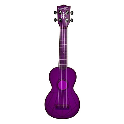 Kala Waterman - Ukelele soprano (incluye funda), color morado