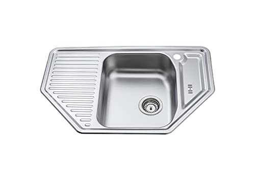 Edelstahlspüle Eckspüle Winkelspüle Einbauspüle Aufbauspüle...