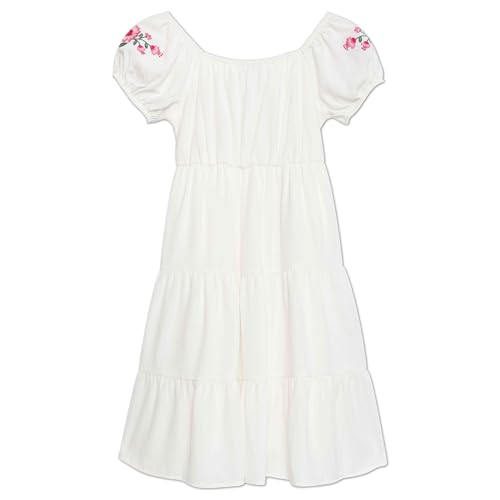 Speechless Girls' Short Sleeve Embroidered Babydoll Dress2