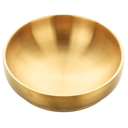 FUTUREORYY Ciotola Decorativa Per Chiavi e Gioielli Da 19 Cm in Acciaio Dorato, Portaoggetti Multifunzionale Per Ingresso e Tavolino, Casa Per Soggiorno e Ufficio