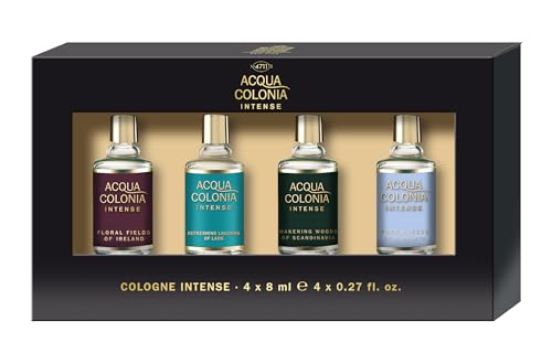 4711 Acqua Colonia® Intense Miniaturenset | Eau de Cologne - Wellness für die Sinne | 4x8ml Natural Spray