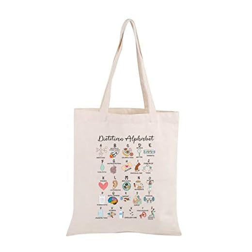 MBMSO Dietitian Tote Bag Dietitian Appreciation Gift Dietitian Graduation Gift RD School Student Book Bag RD Bag (Dietitian Tote)