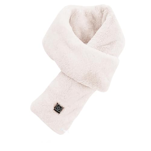 Sciarpe riscaldate da donna, lavabile, sciarpa riscaldante da donna, morbida sciarpa elettrica USB riscaldata per il collo, per interni ed esterni, Champagne, 3-speed controllable temperature heating