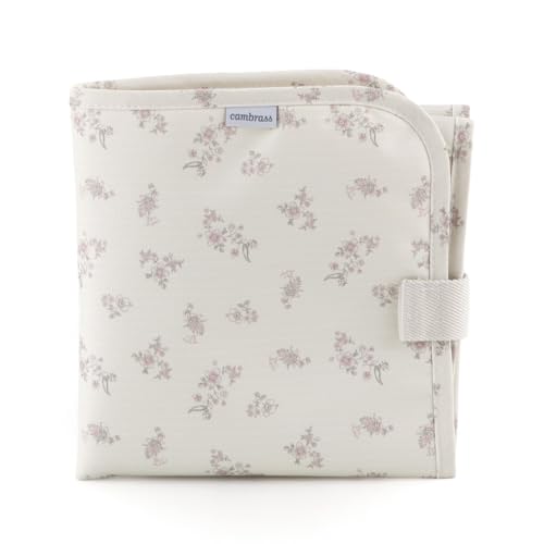 Cambrass – Cambiador bebé portátil plastificado – cambiador de viaje plegable e impermeable – plastificado e hidrófugo- 40x60x1 Cm Garden Unico