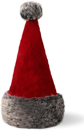 18 Inch Christmas hats for adults christmas headwear Fluffy Santa Hat for Women Men Xmas Holiday New Year Party