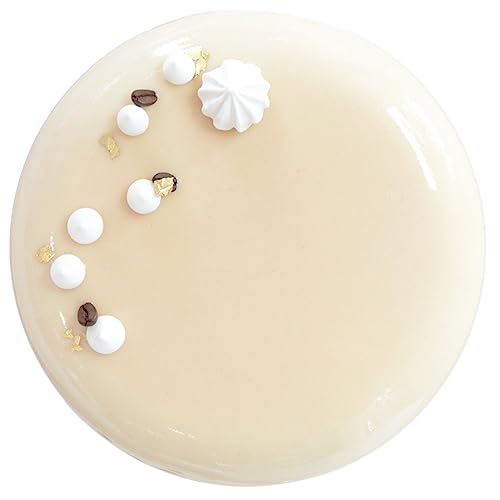 ScrapCooking - Moule à Entremets Rond « Essentiel » - Moule Silicone Dôme 3D - ⌀ 21 cm - Qualité Professionnelle - Pâtisserie, Dessert, Gâteau - Avec Recette -...