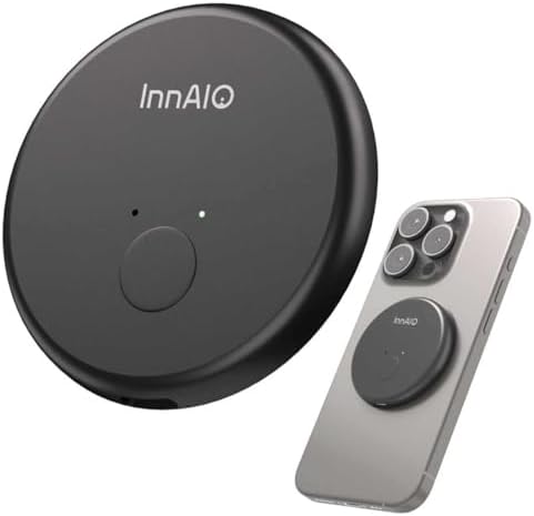 InnAIO AI Language Translator Device with Voice Cloning, GPT-Powered Real-Time Translation, 140+ Languages, Meeting Minutes and Photo Translation, Ultra-Fast Accuracy for Business/Travel - Black
