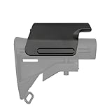 Cheek Riser with Overhang for Waffle Stock (Black)