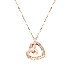 01 Rose Flower Heart-Rose Gold