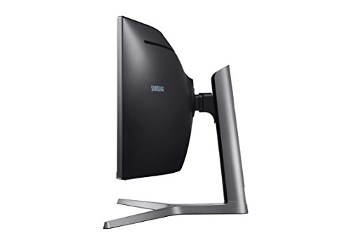 Samsung C49HG90 Monitor Gaming Curvo, Super Ultrawide, 49”, Full HD, HDR, 3840 x 1080, 1 ms, 32:9, 144 Hz, 1080p, 350cd/m2, 1 Display Port e 1 Mini Display Port, 2 HDMI, Freesync, Quantum Dot, Nero