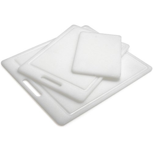 Set de 3 Tablas de Cortar Rectangulares de Polipropileno Sur La Table, Blanco miniatura 1