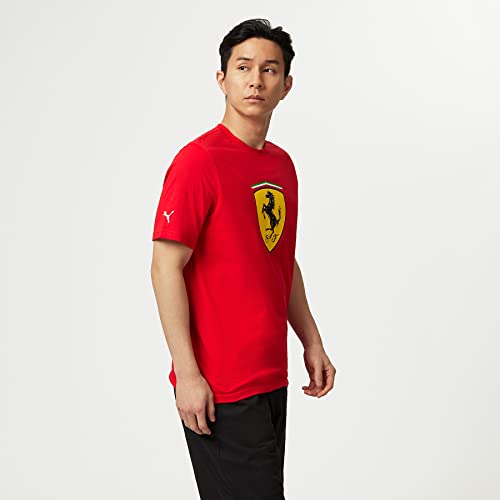 PUMA Scuderia Ferrari - Camiseta con Cierre - Rojo - Hombre - Talla: M