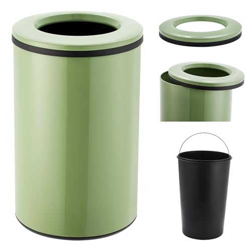 Bote de Basura Abierto 40L Acero Inoxidable GarveeHome miniatura 2