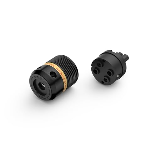 Conector IEC C7 Viborg VF508S de cobre puro plateado para audio High-End sin pérdidas 6
