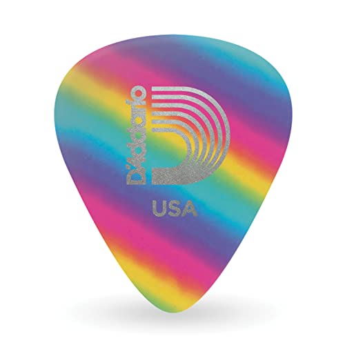 Image of Planet Waves 1CRB2-100 Rainbow Celluloid Light Guitar Pick