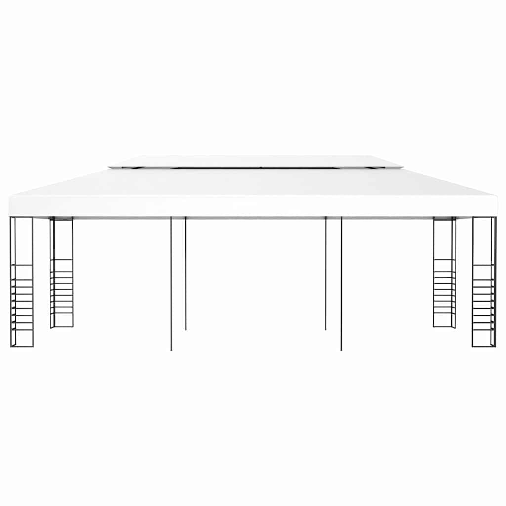 Biały zadaszenie pawilon ogrodowy 6x3 m