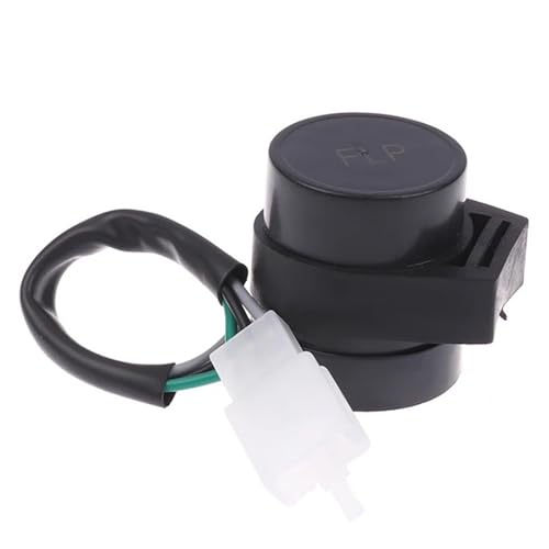 1 unidad compatible con motocicletas, scooters, ciclomotores y cuatrimotos GY6 de 50 a 250 cc. Relé intermitente redondo de 3 pines.