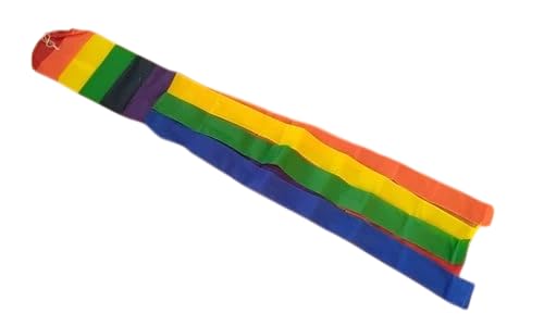 Rainbow Flag Windsock 5FT 100% Nylon Banner For Telescopic Pole FlagSuperstore