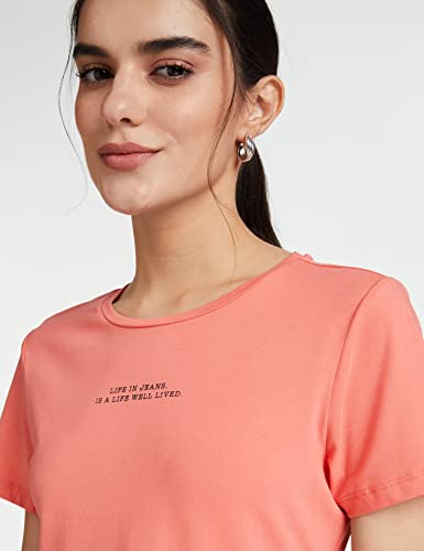 Image of Amazon Brand - INKAST Women's Cotton Half Sleeve Round Neck Regular Fit T-Shirt (Pack of 2)