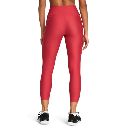 Image of Under Armour Women's HeatGear Armour High Waisted Ankle No-Slip Leggings