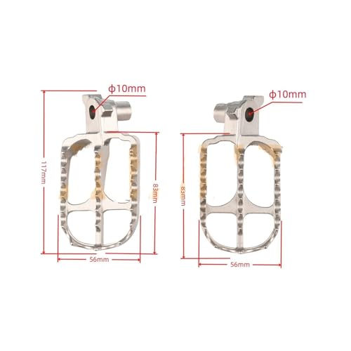 Pédales de repose pieds moto pour Yamaha YZ 250 125 450