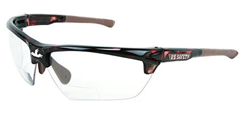 Image of MCR Safety DM13H15PF Dominator DM3 1.5 Diopter Safety Glasses with Clear Lens