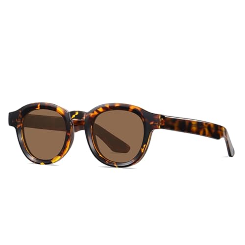 Lunettes de soleil ovales punk transparentes pour stopper l'éblouissement UV400