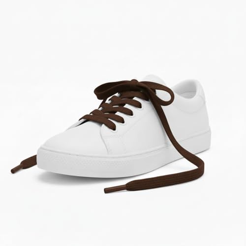 Image of Heavy Duty Flat Shoe Laces for Men & Women | Comfortable, Strong Grip & Stylish Sneaker Laces
