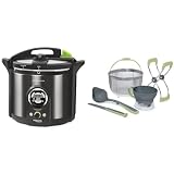 Presto 12-Quart Canner with 09509 Five-Piece Kit