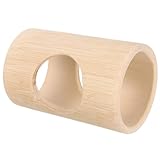 Sensoriel pour hamster : fabriqué en bambou, sûr et durable, dégageant un parfum naturel de bambou et attirant l'attention des hamsters. tunnel en pour hamster