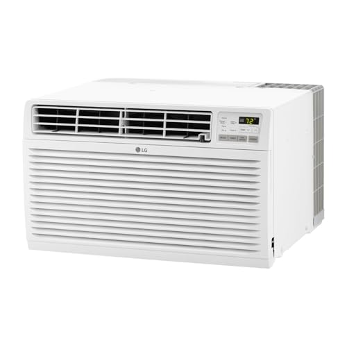 LG 7,800 BTU Through the Wall Air Conditioner, 115V, AC Wall Unit for Rooms up to 330 Sq. Ft., Perfect for Bedroom or Office, Wall Mounted AC Unit with Remote and 3 Cool & Fan Speeds, White